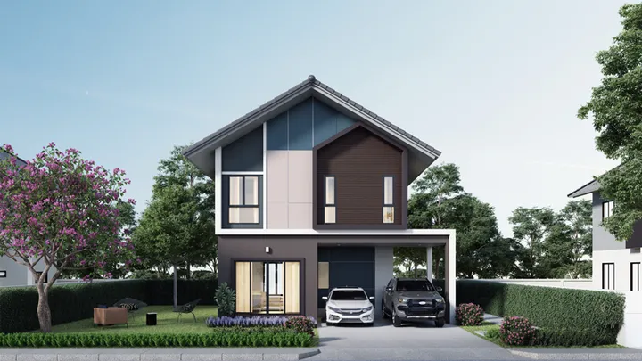 วรารักษ์2  รังสิต คลองสาม บ้านเดี่ยว