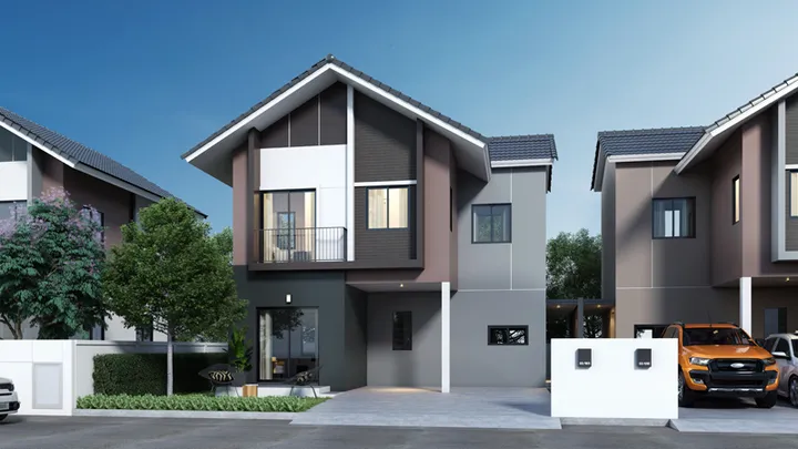 วรารักษ์2  รังสิต คลองสาม บ้านแฝด