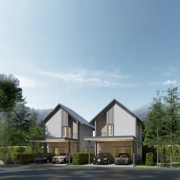 บ้านแฝด สไตล์นอร์ดิก (Type LV.1)